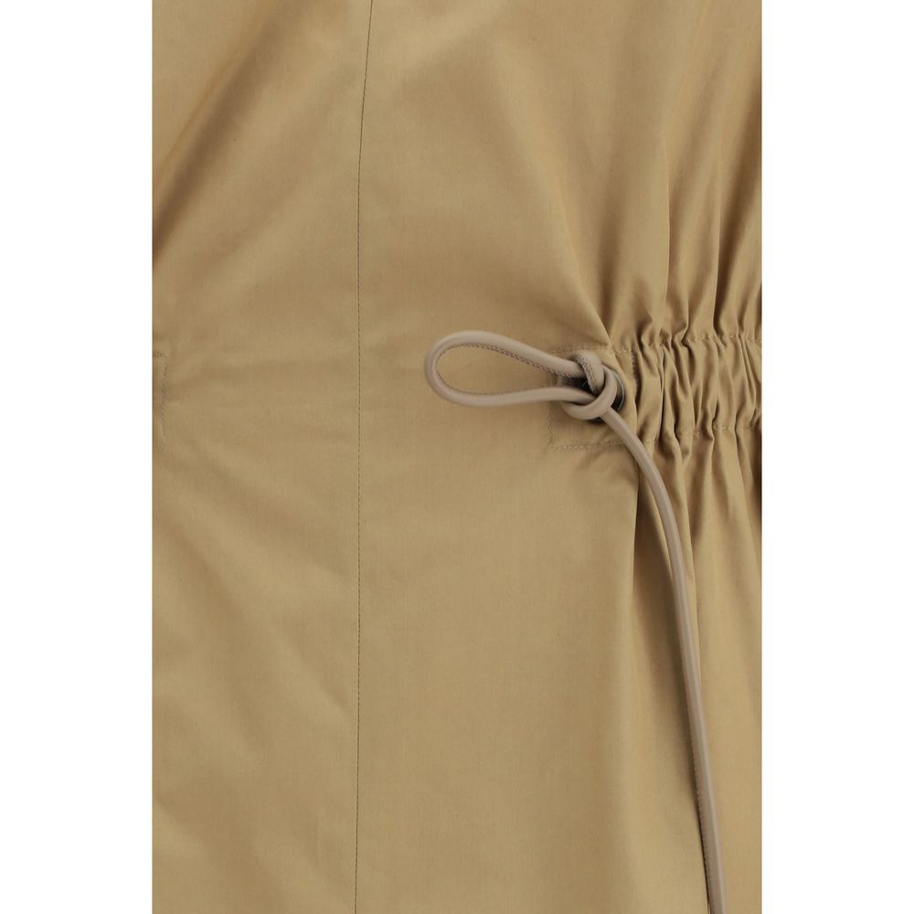 Pedaggi midi Dress in cotton poplin
