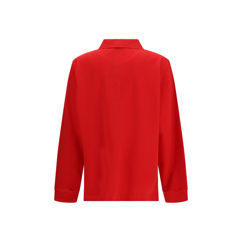 Long-sleeve cotton piqué Polo
