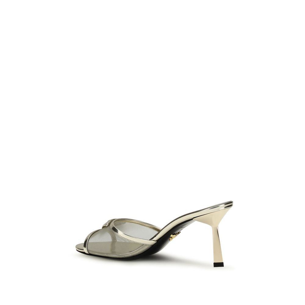 Sandals with the triangular logo