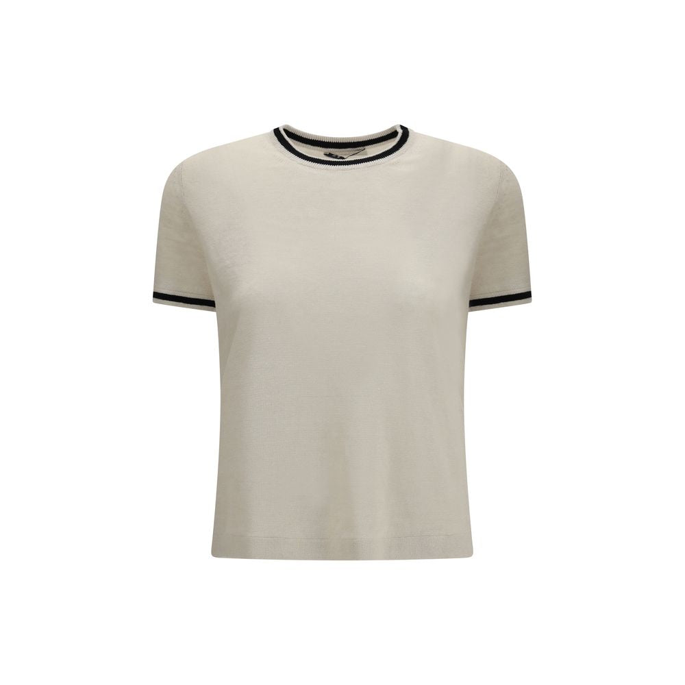 Linen knit T-shirt