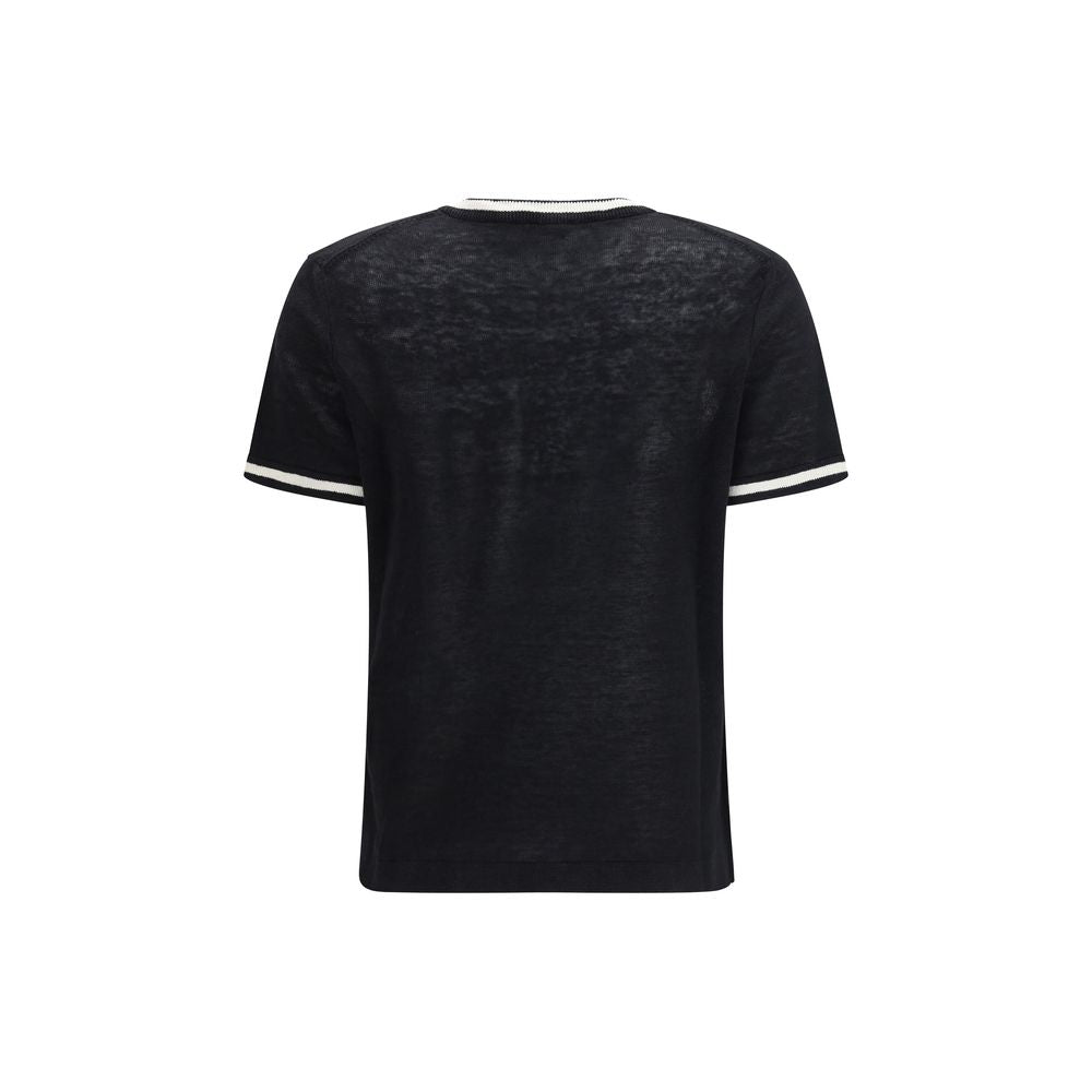 Linen knit T-shirt