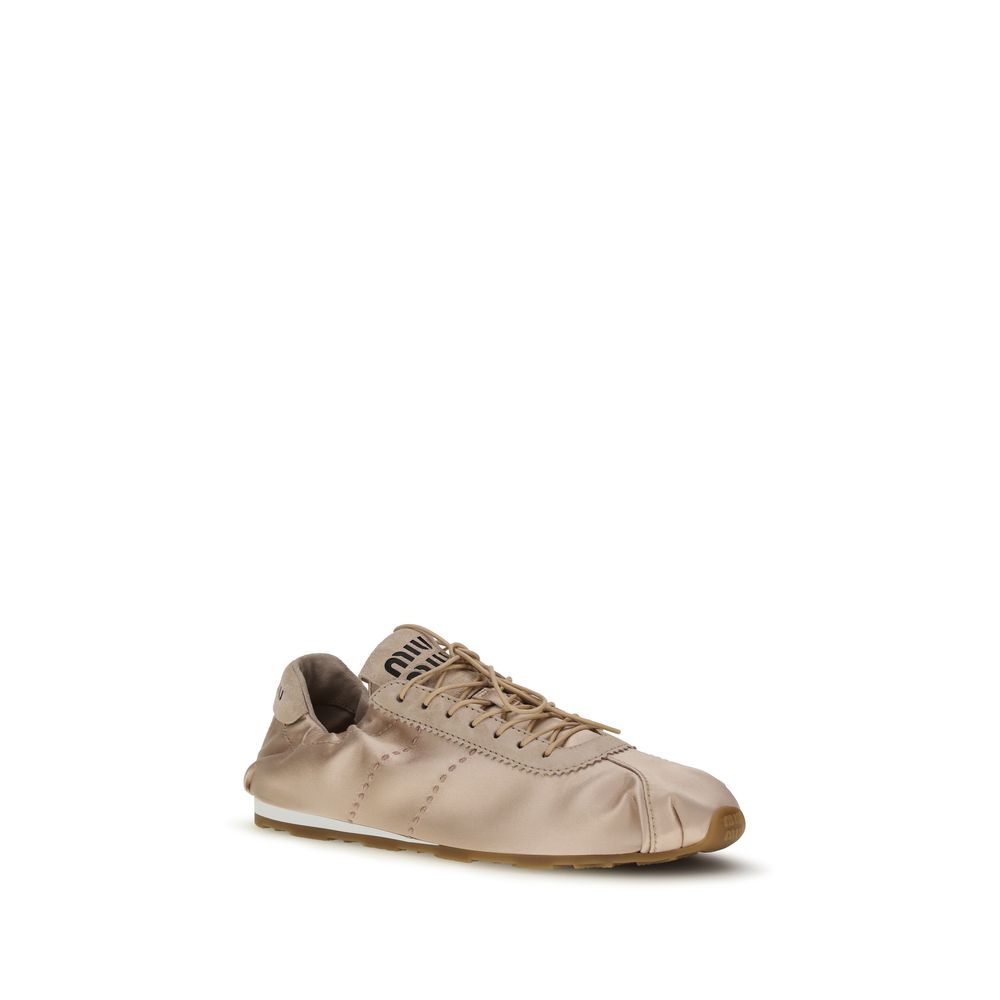 Satin Plume Sneakers
