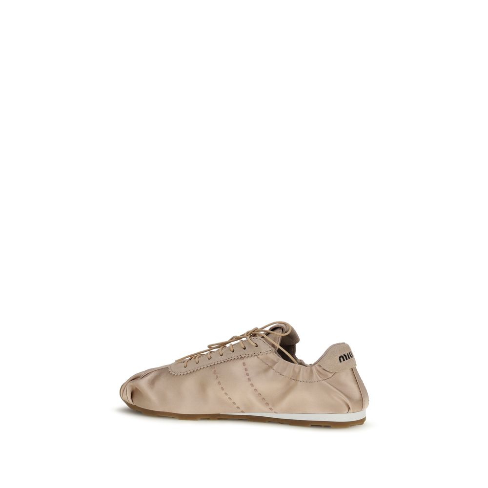 Satin Plume Sneakers