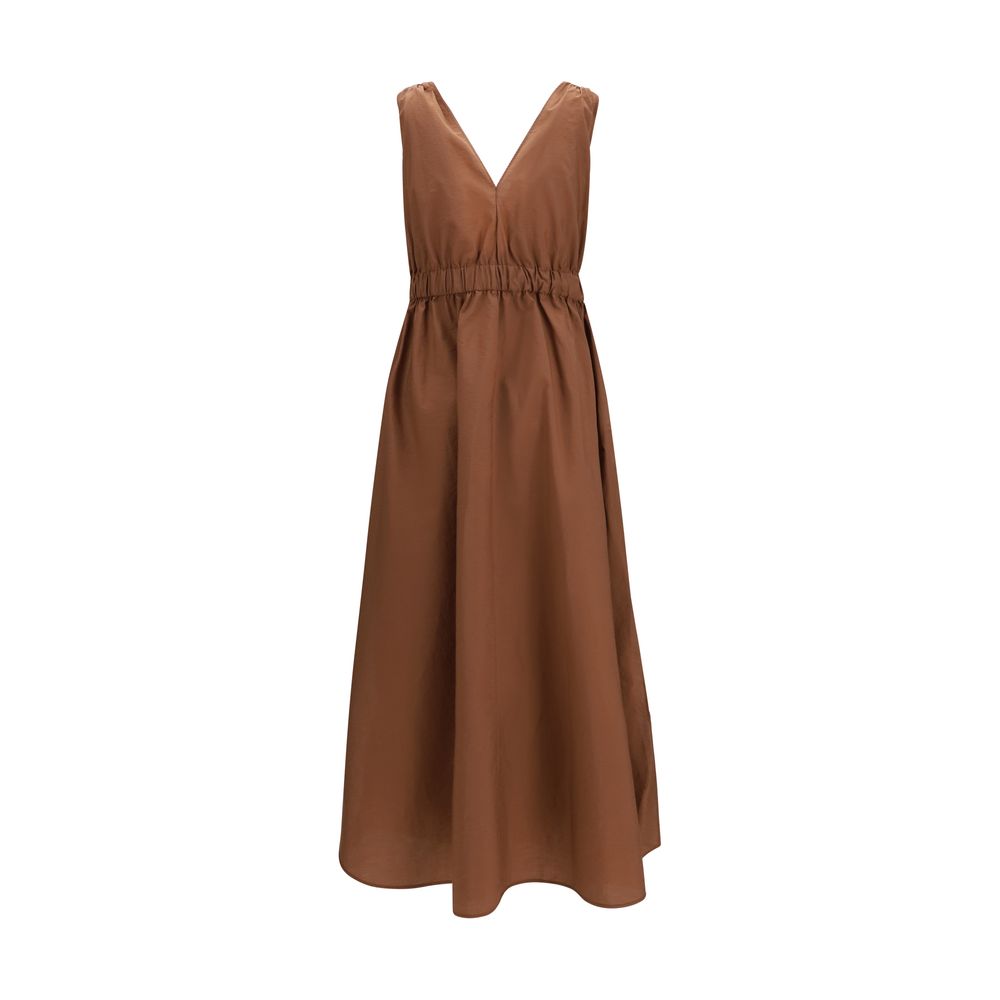 Cotton poplin Dress Precious Shoulder Detail