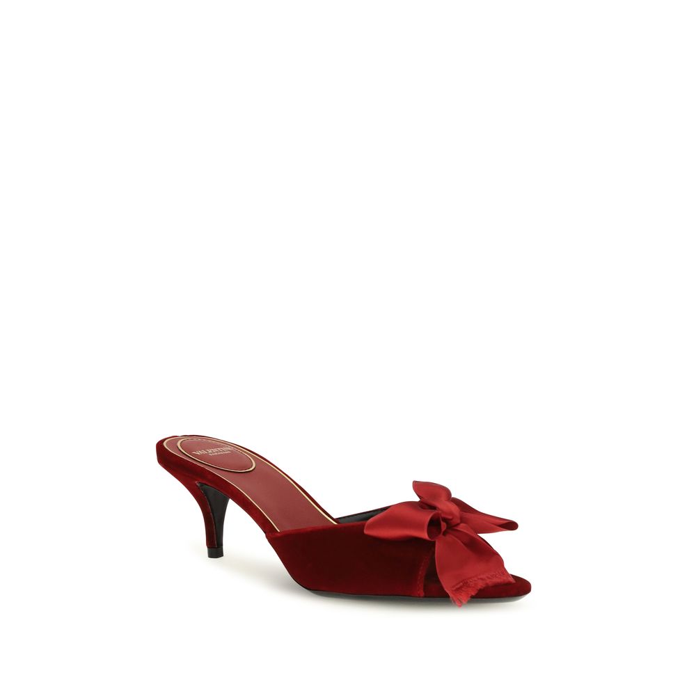 Marie velvet slide Sandals
