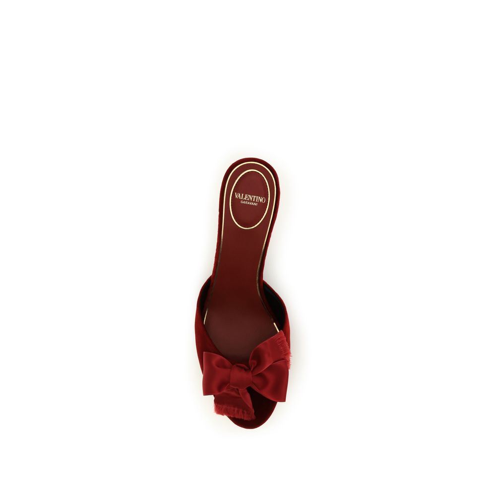 Marie velvet slide Sandals