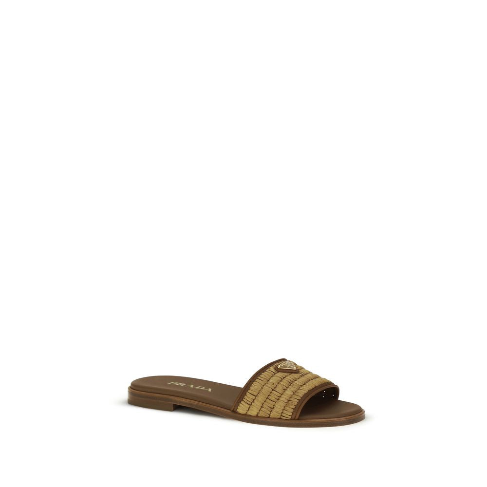 Raffia slippers Sandals