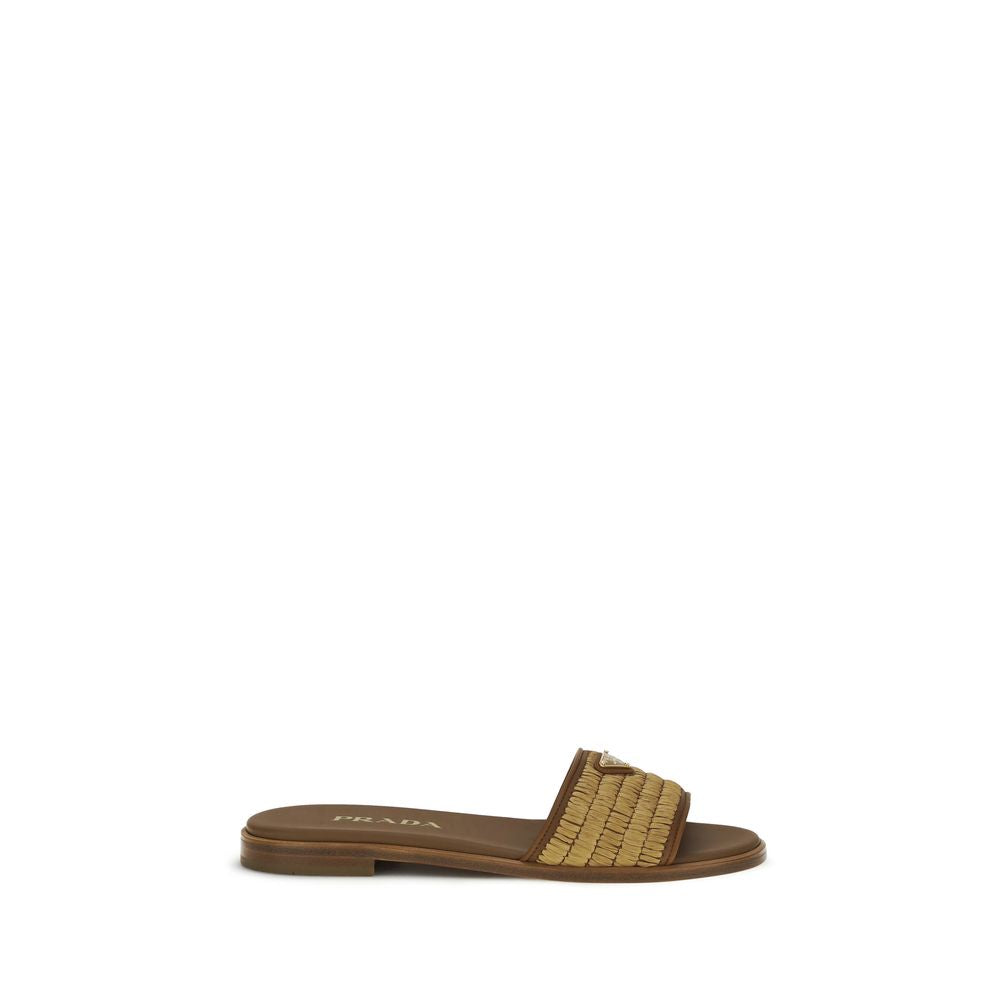Raffia slippers Sandals