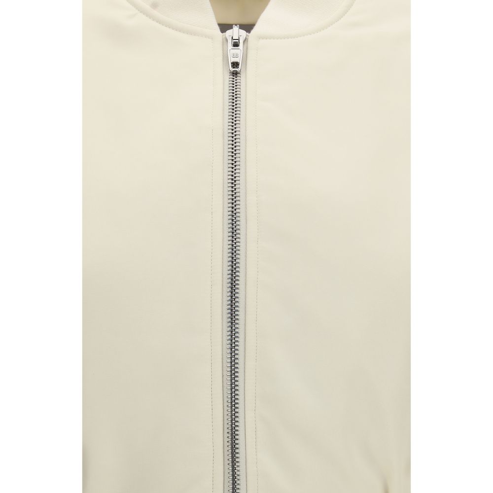 Cropped Bomber Jacket in technical faille
