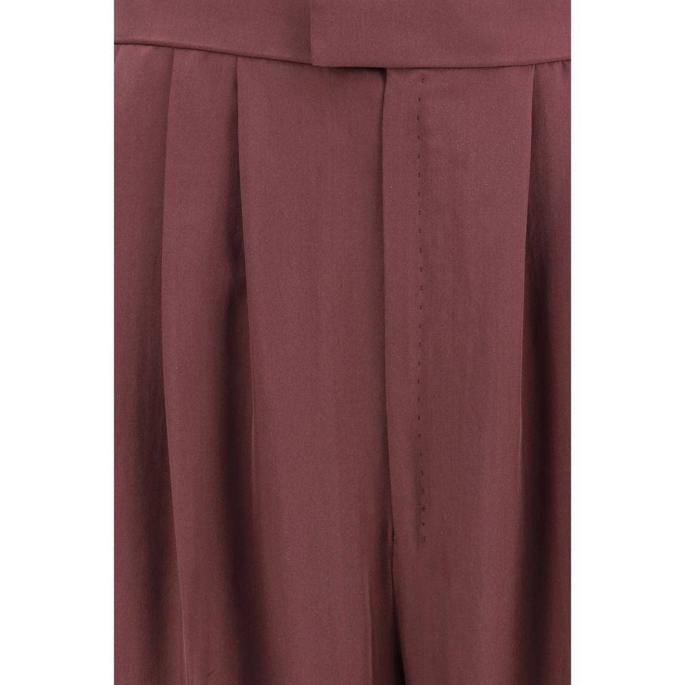 Habutai silk tailored Pants