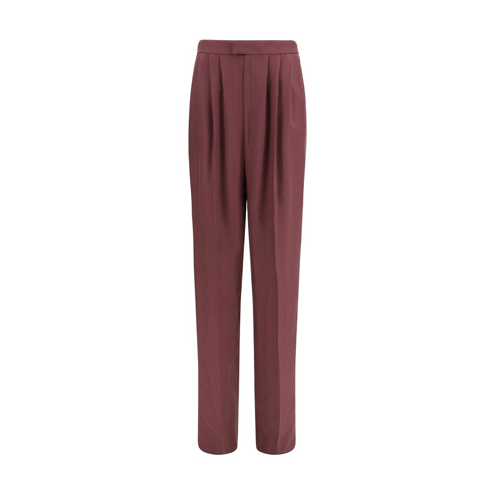 Habutai silk tailored Pants