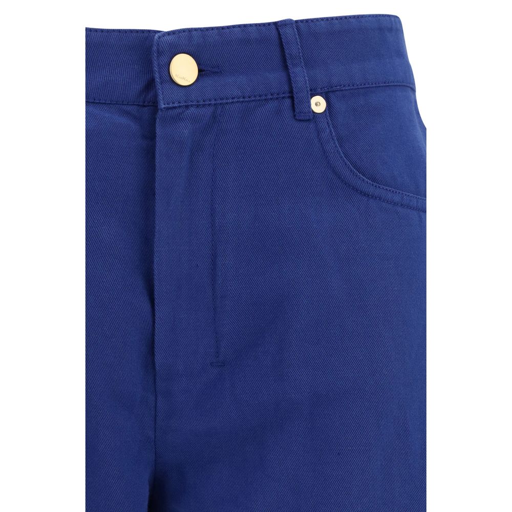 Cotton and linen Pants