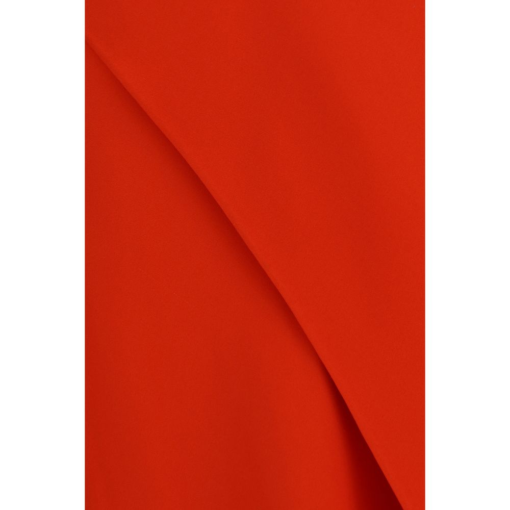 Draped silk maxi Dress