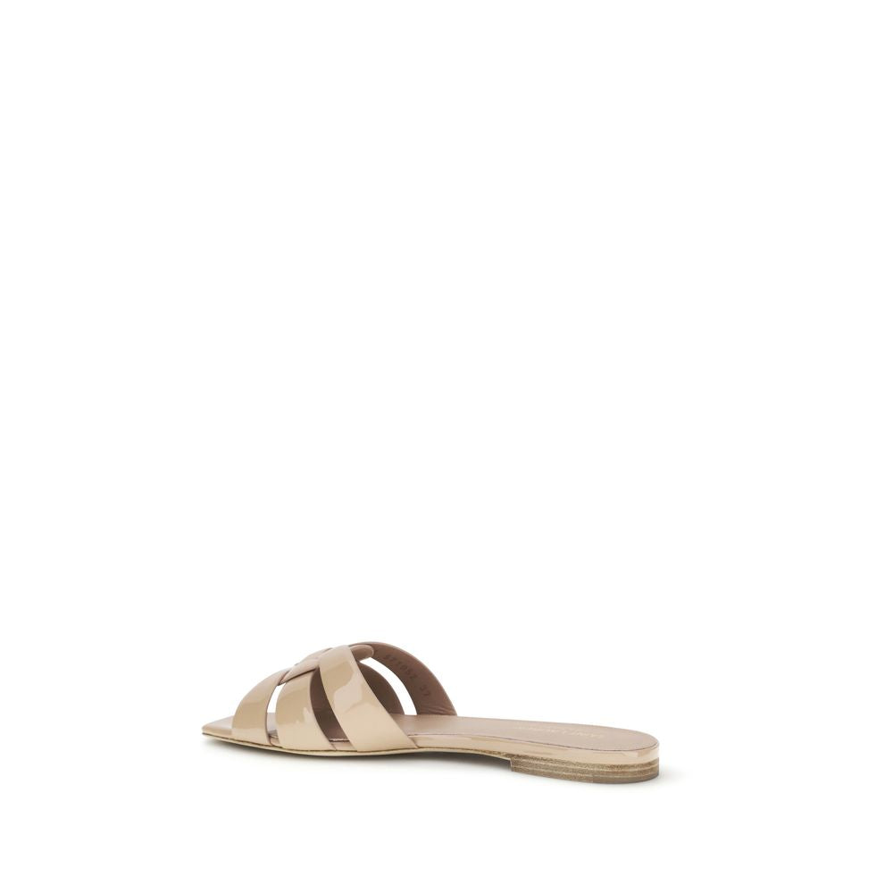 Tribute patent leather Sandals
