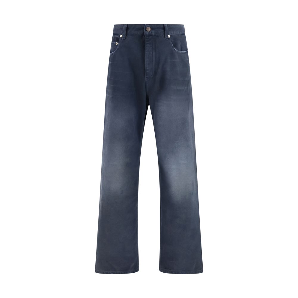 Wide-leg denim Jeans