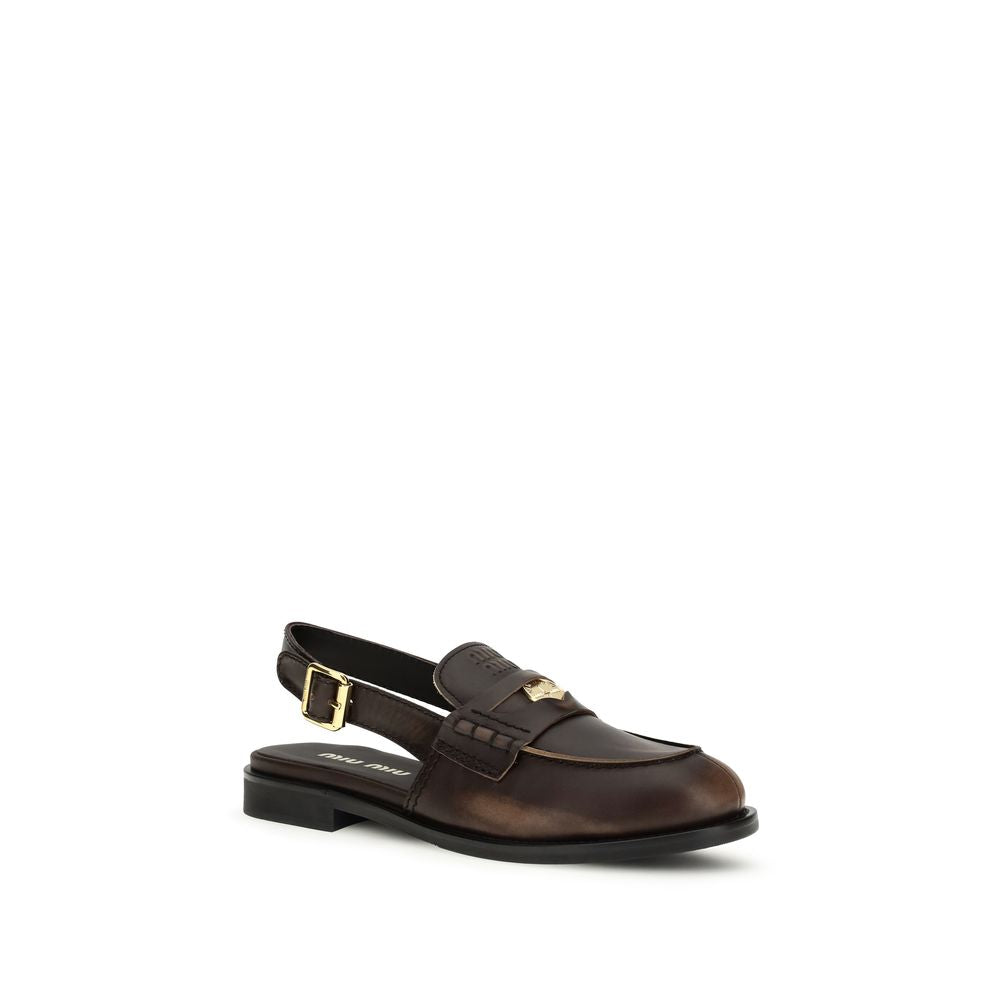 Buckled leather Loafers