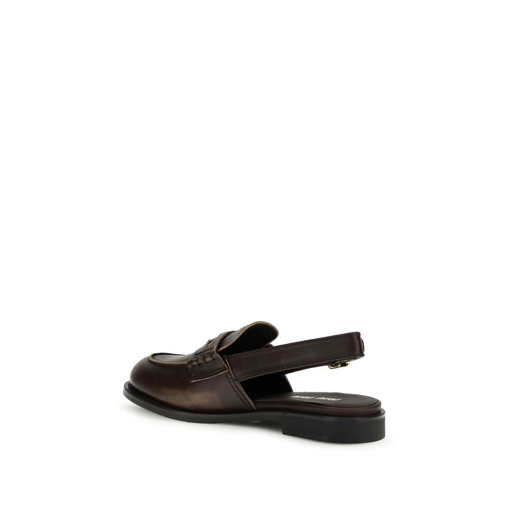 Buckled leather Loafers
