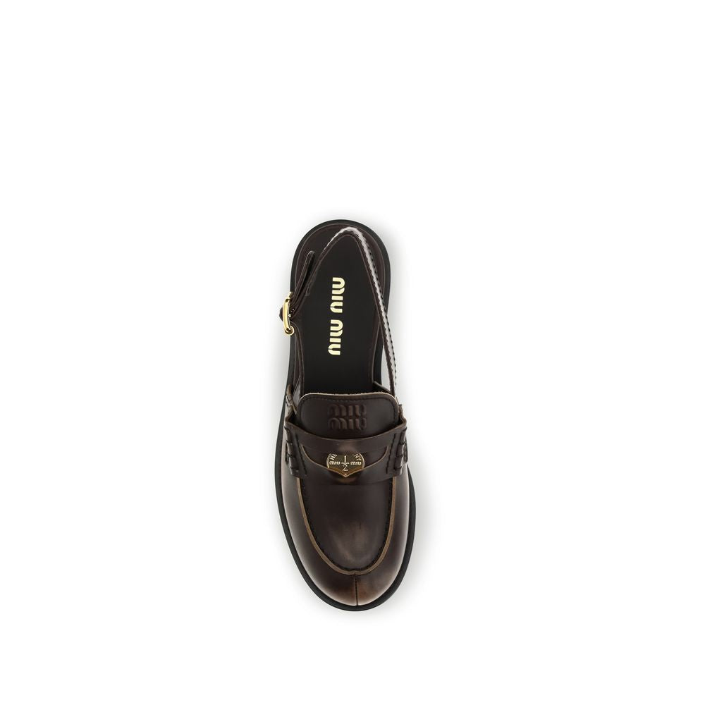Buckled leather Loafers