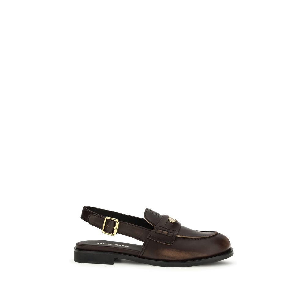 Buckled leather Loafers