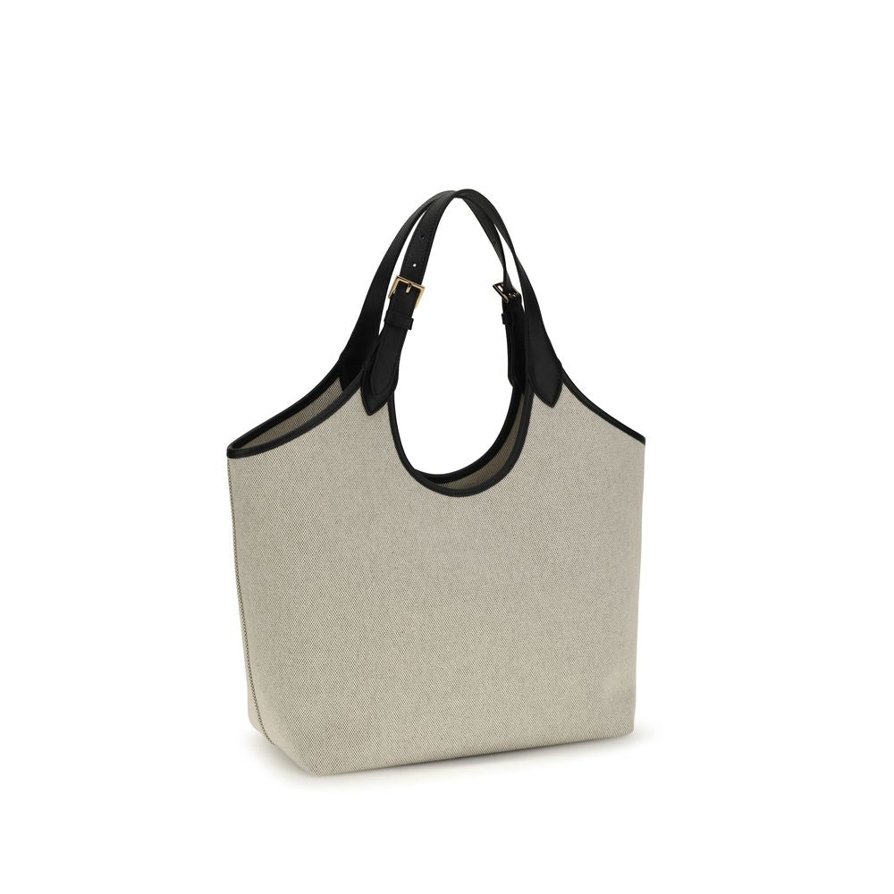 Tote Fabric Calf Leather