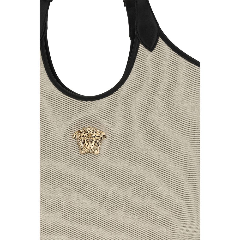 Tote Fabric Calf Leather