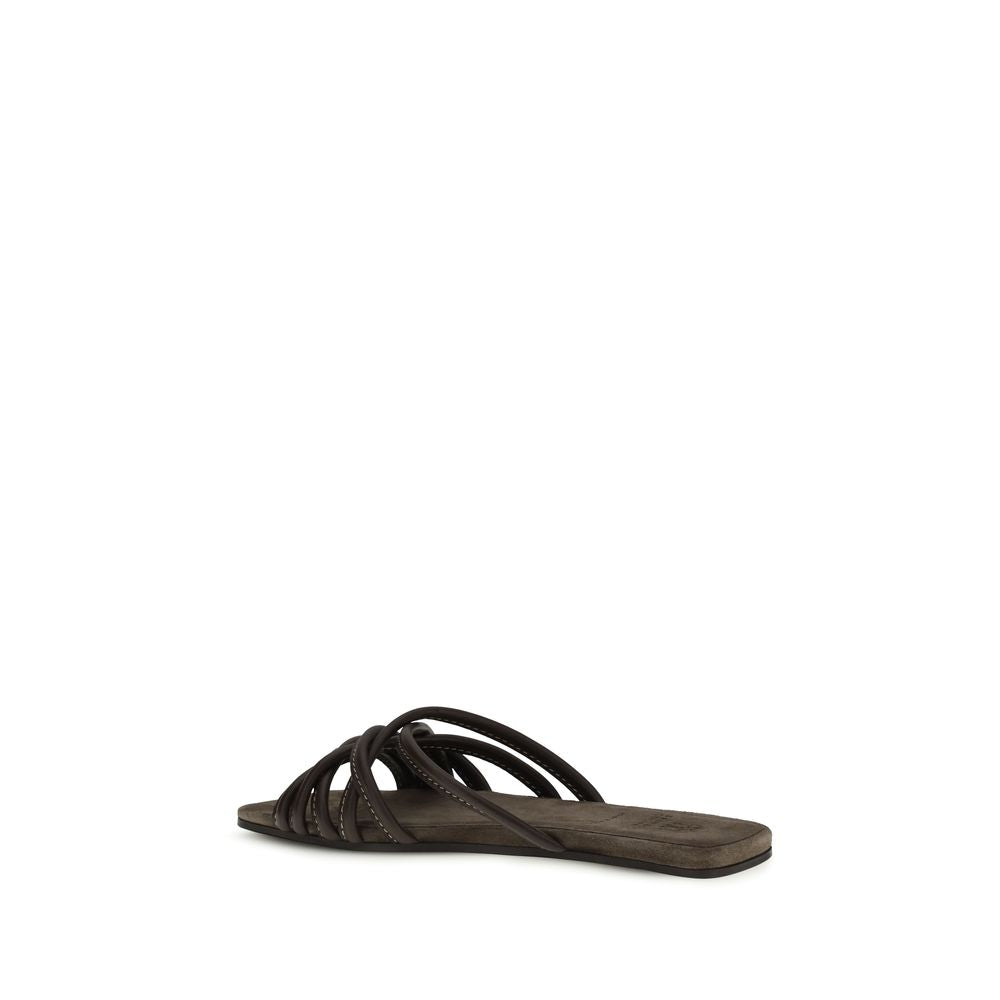 Flat leather Sandals