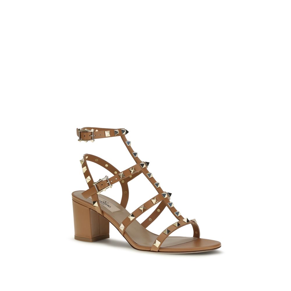 Leather Rockstud Sandals
