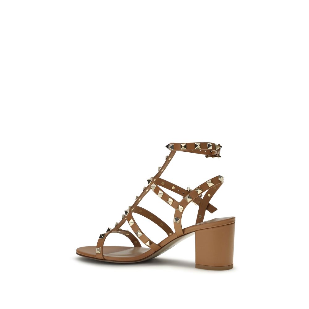 Leather Rockstud Sandals