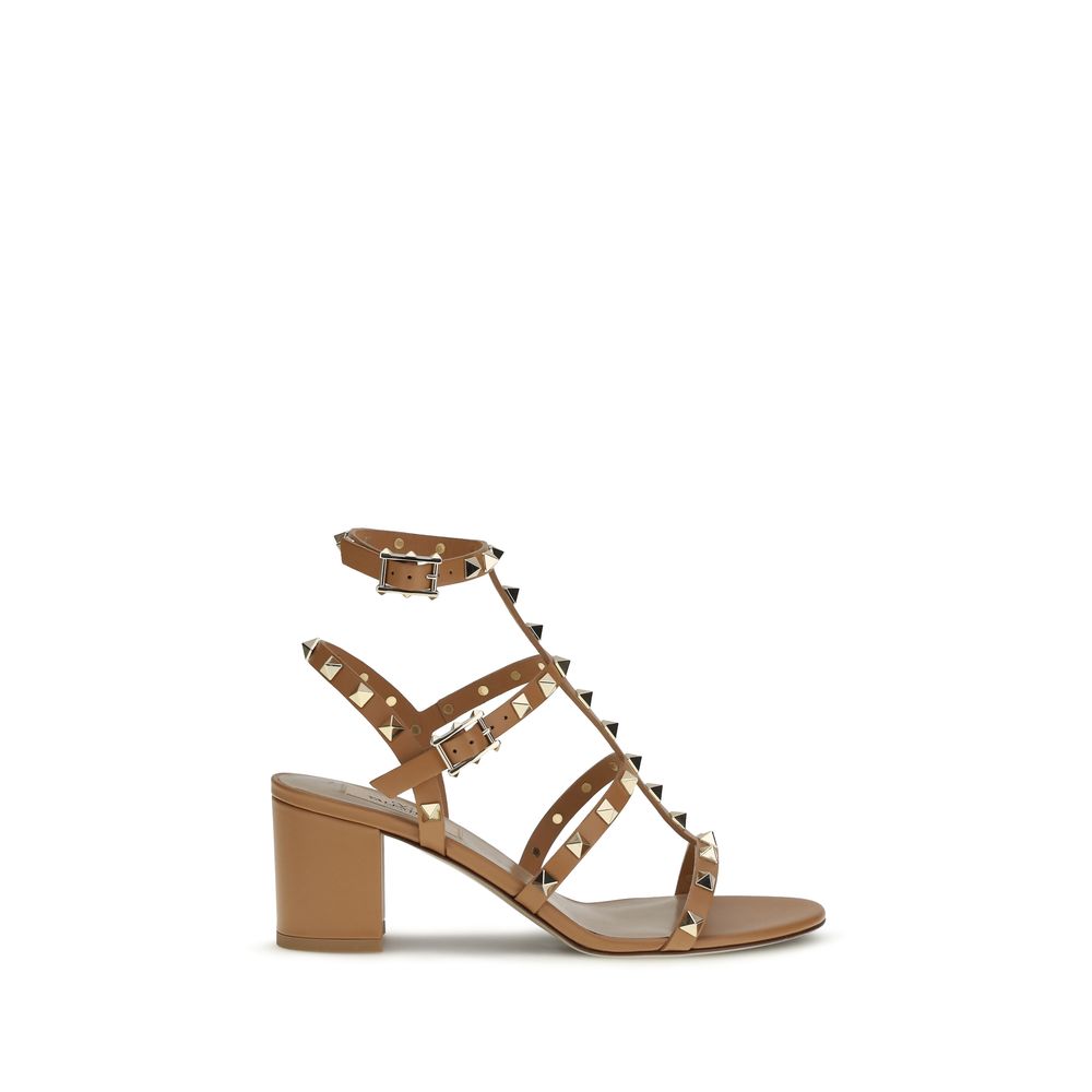 Leather Rockstud Sandals
