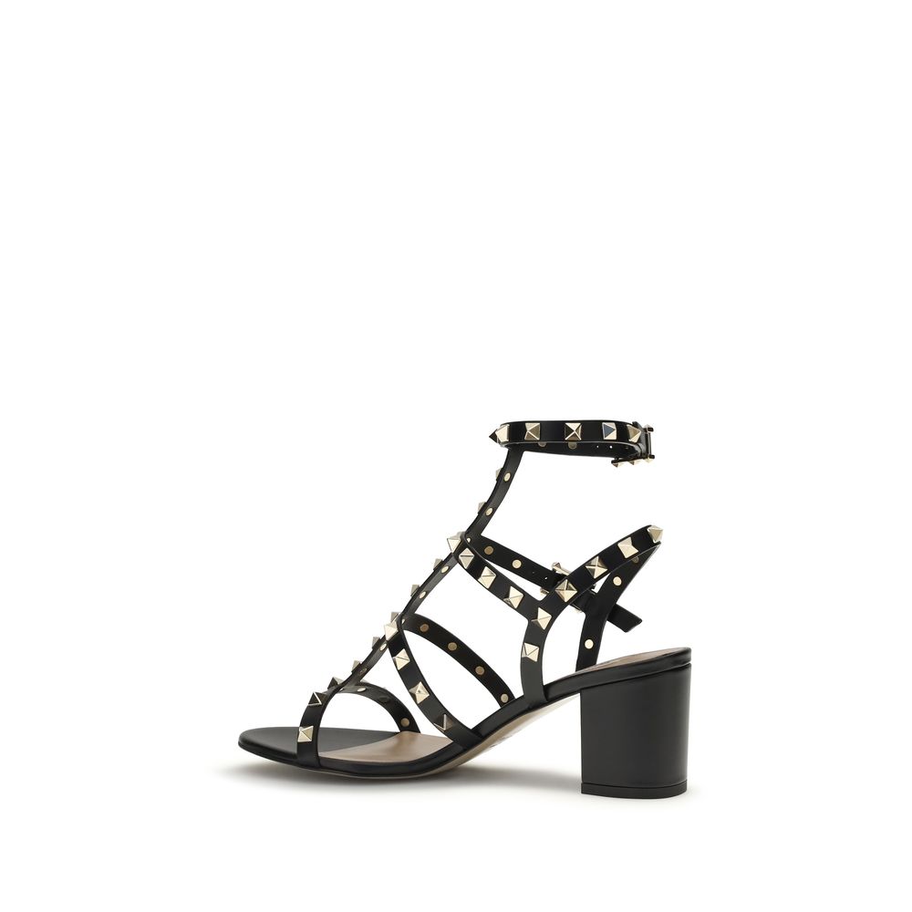 Leather Rockstud Sandals