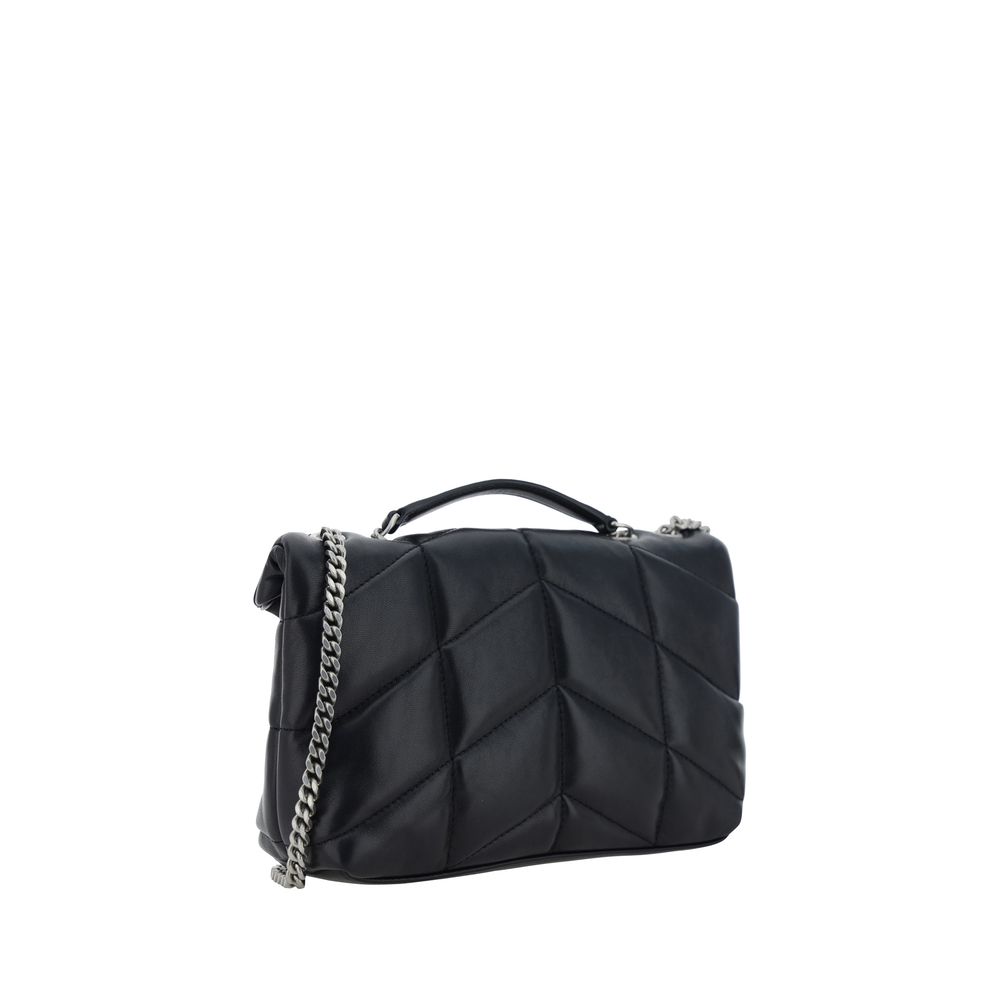 Borsa a tracolla in pelle trapuntata