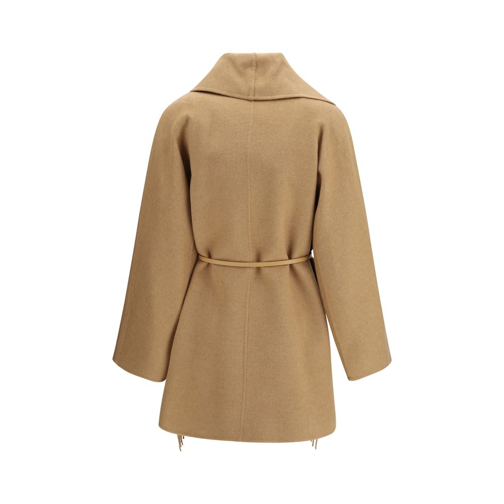 Camel Cardigan Coat