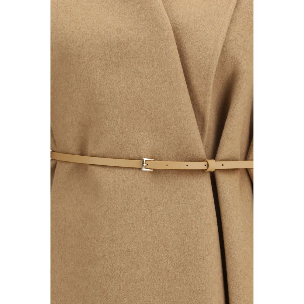 Camel Cardigan Coat