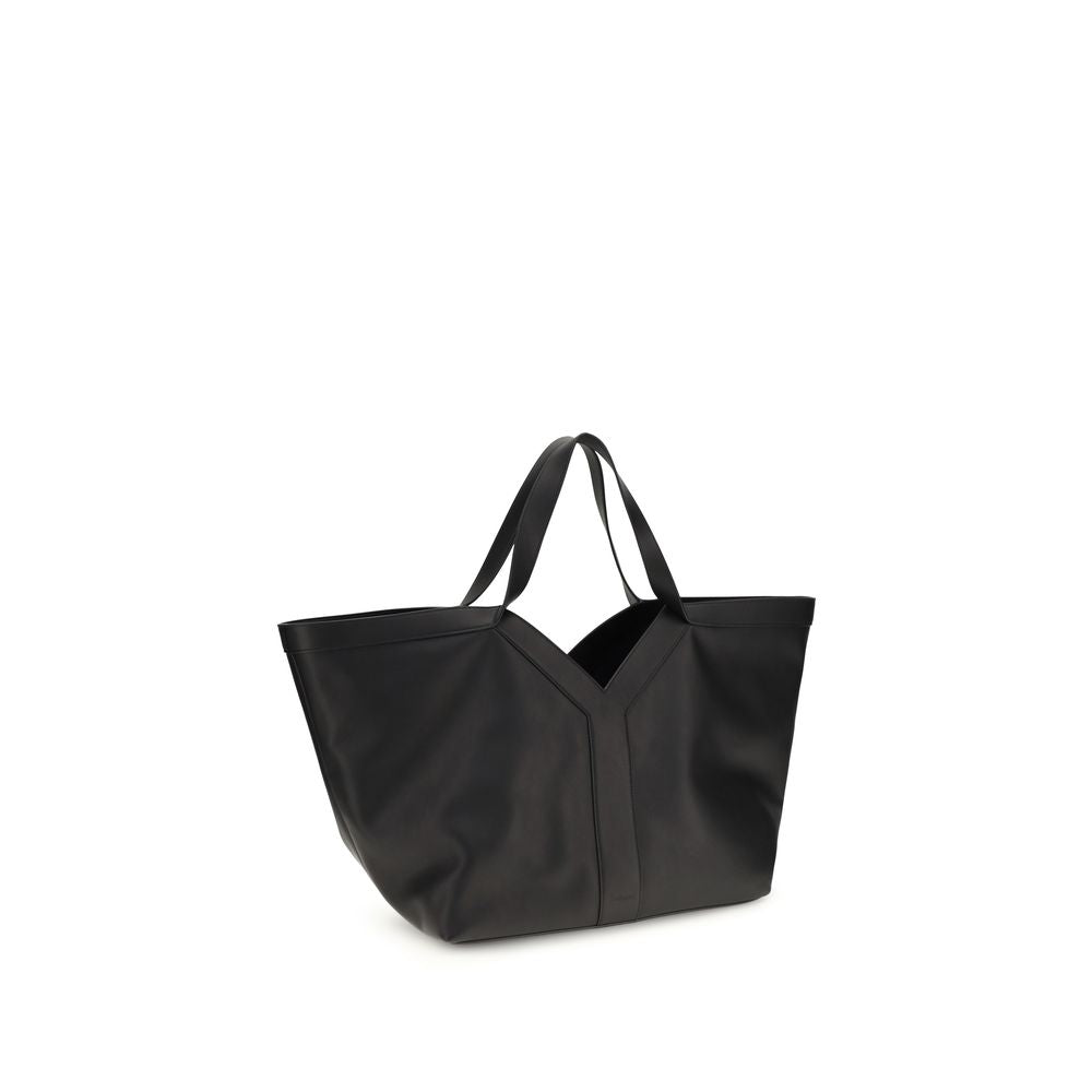 Schwarze Y-Schultertasche