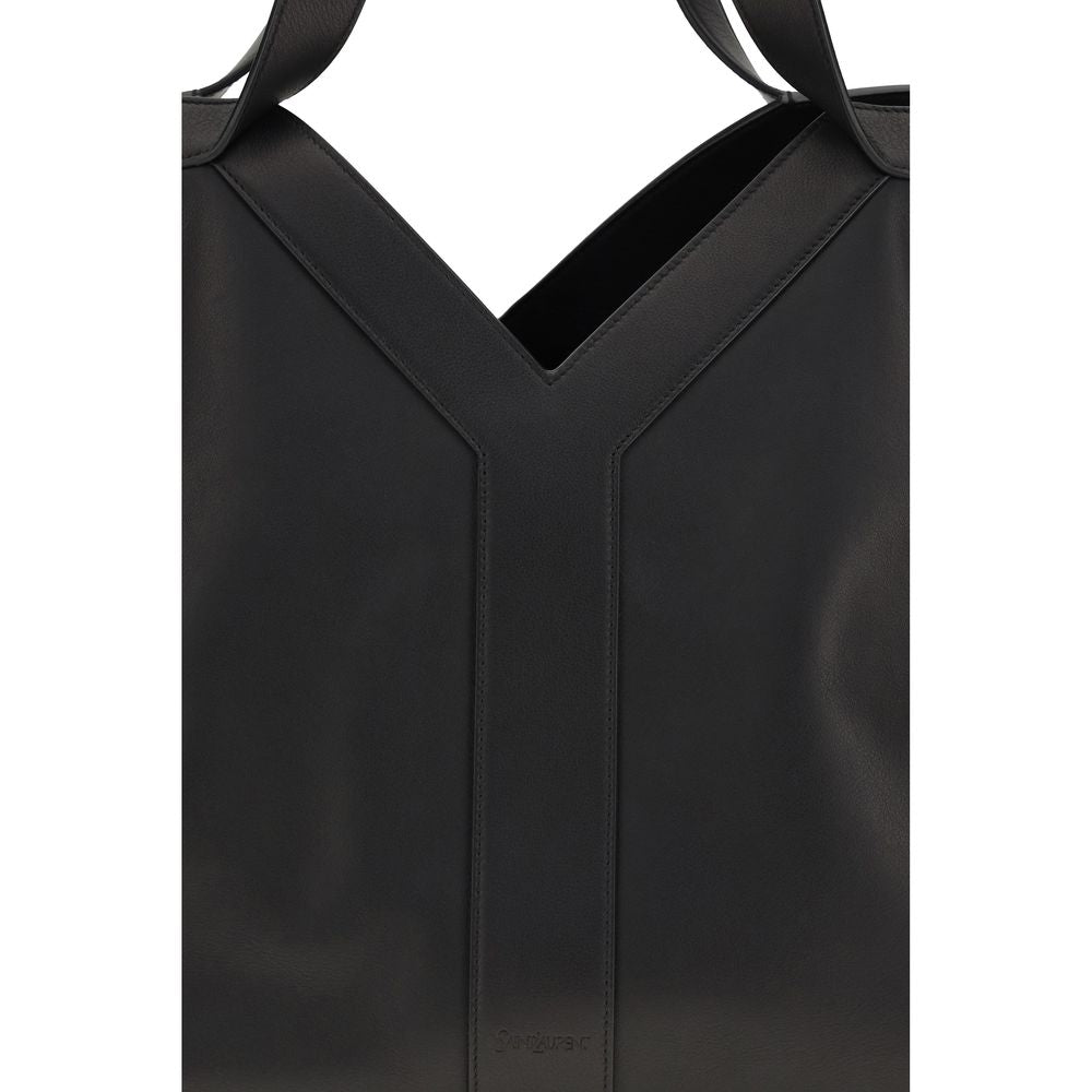 Schwarze Y-Schultertasche