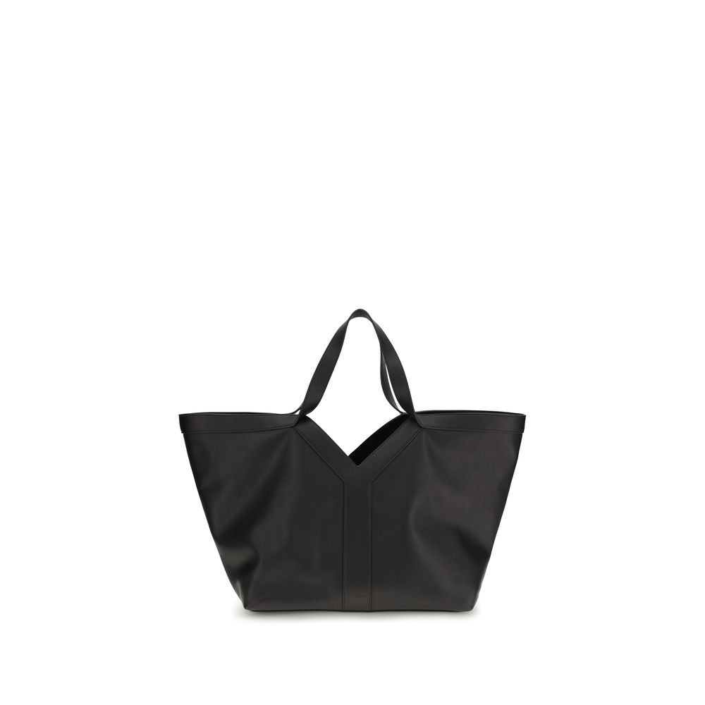 Schwarze Y-Schultertasche