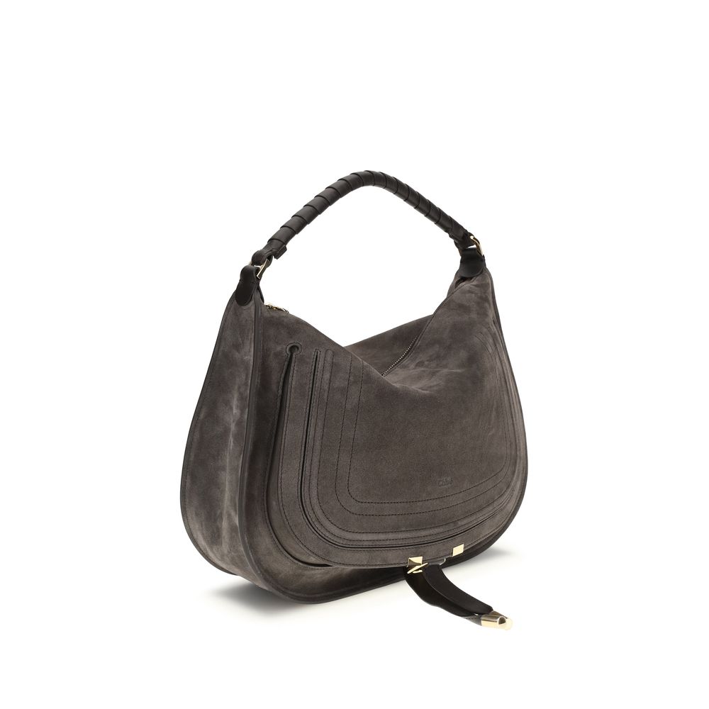 Marcie Schultertasche aus Wildleder