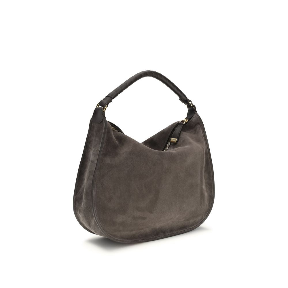 Marcie Schultertasche aus Wildleder