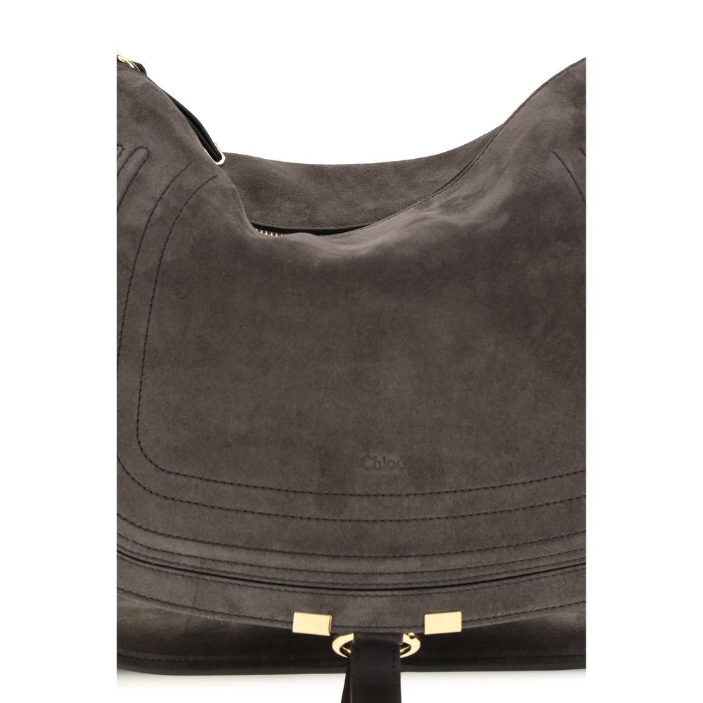 Marcie Schultertasche aus Wildleder