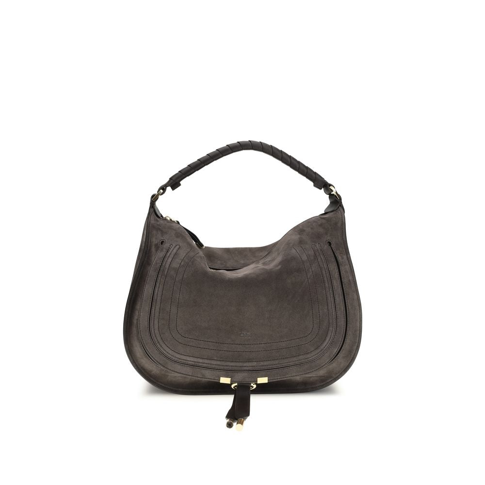 Marcie Schultertasche aus Wildleder