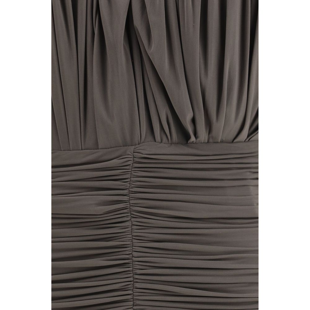 Asymmetrisches Blütenblatt-Minikleid