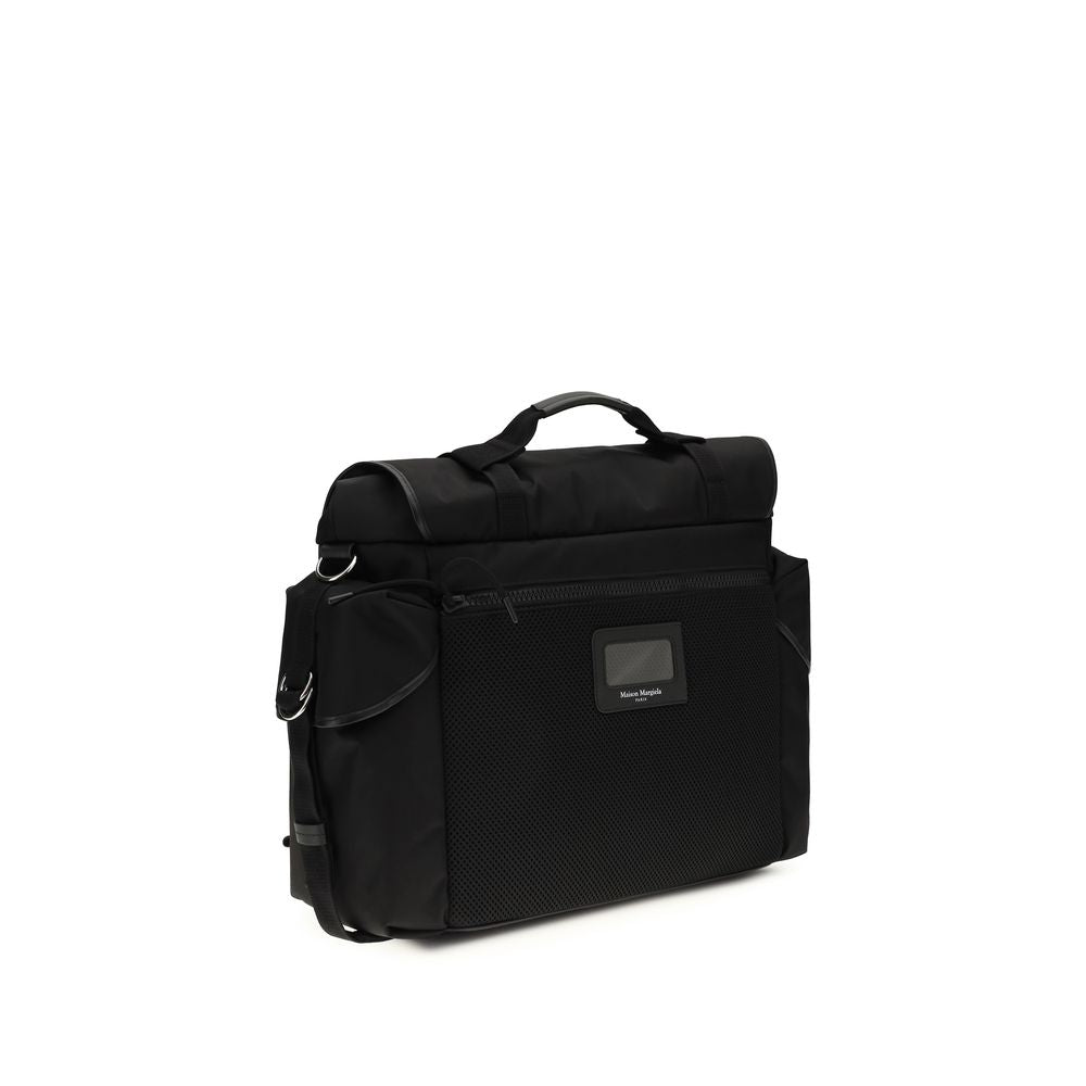 Schwarze Hightech-Umhängetasche