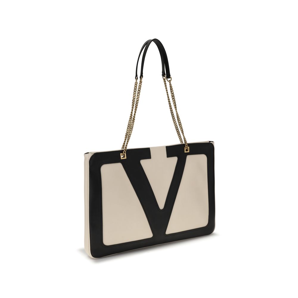 Borsa a tracolla beige Viva Superstar