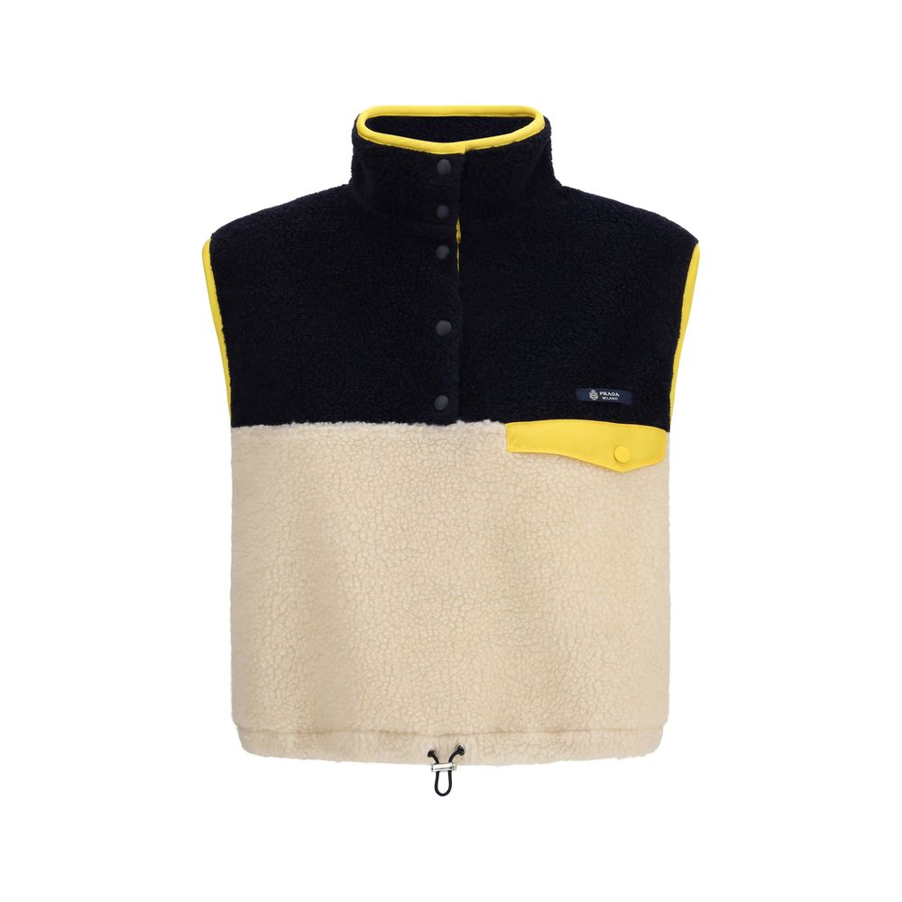 Multicolor Fleece Vest