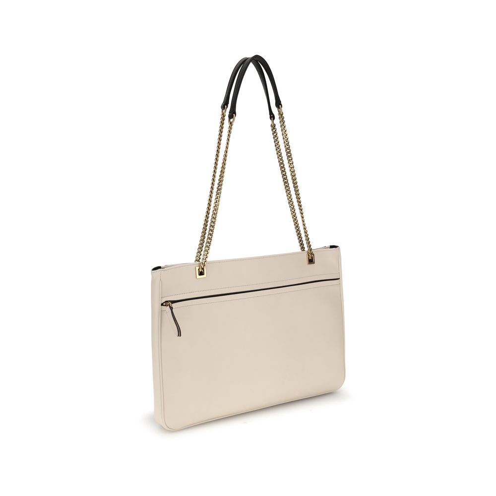 Borsa a tracolla media beige Viva Superstar