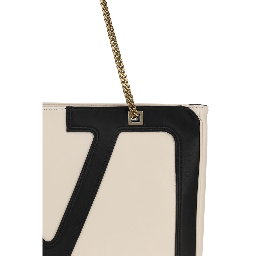 Borsa a tracolla media beige Viva Superstar