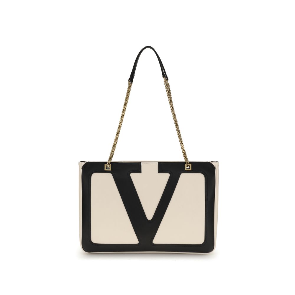 Borsa a tracolla media beige Viva Superstar