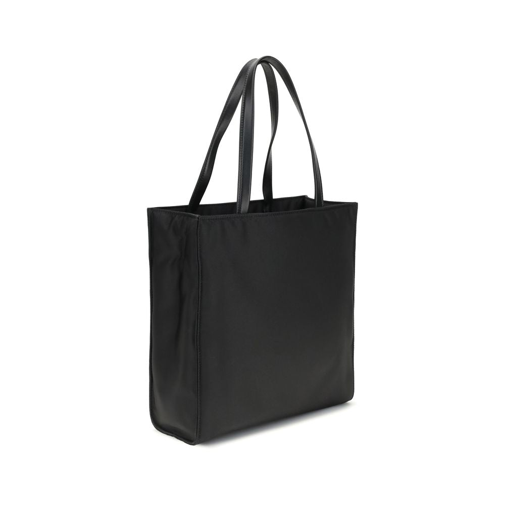 Schwarze Tragetasche aus Re-Nylon