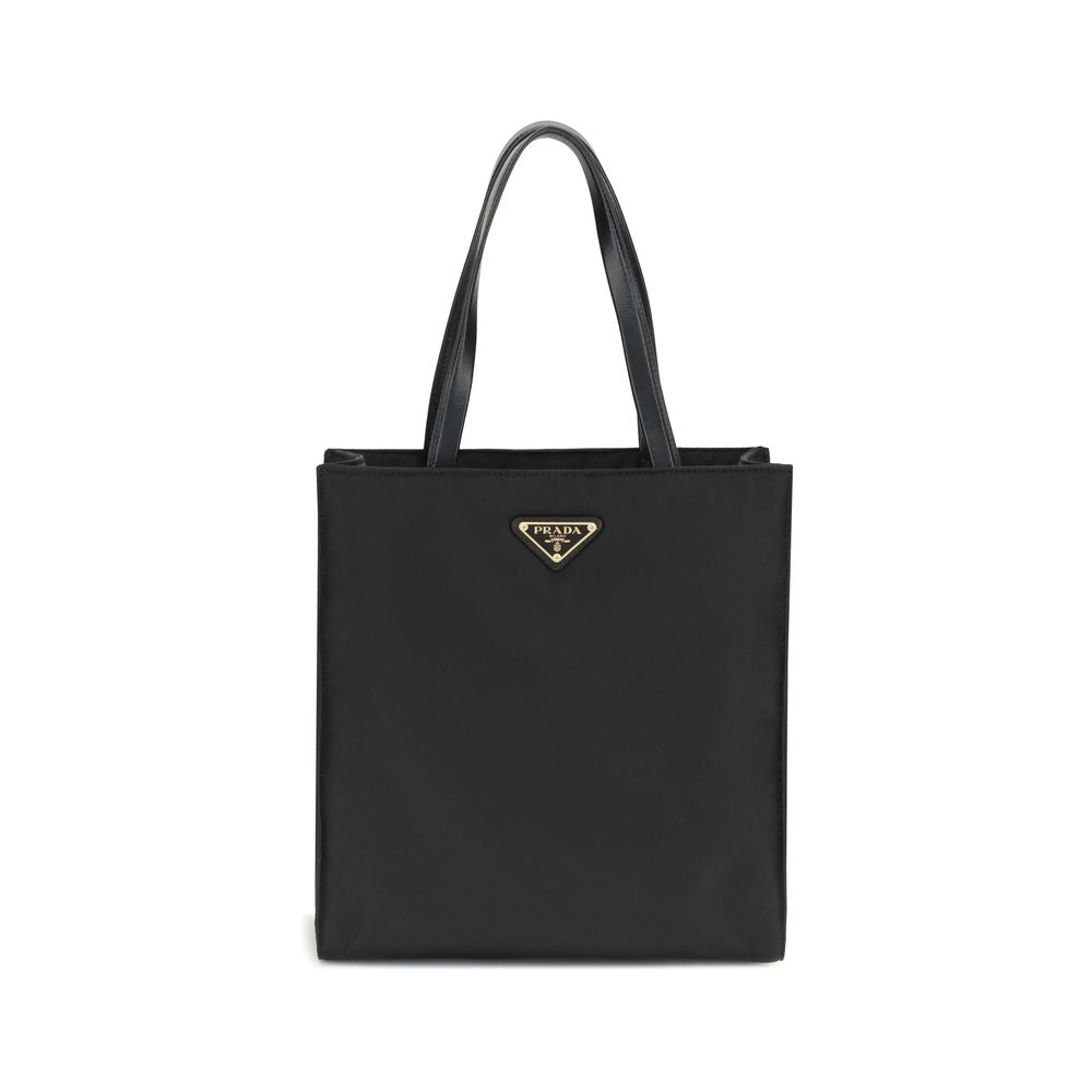 Schwarze Tragetasche aus Re-Nylon