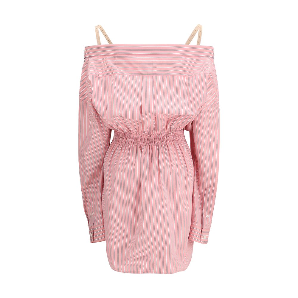 Kurzes gestreiftes Kleid